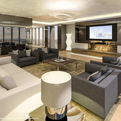 Suite Presidenziale © Maritim Hotel Amsterdam - Geplan mit Reinhardt und Sander GmbH