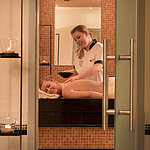 Hot stone massage at the Maritim Seehotel Timmendorfer Strand Spa for deep relaxation and rejuvenation in a luxurious setting